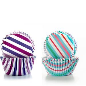Cápsula de repostería de rayas