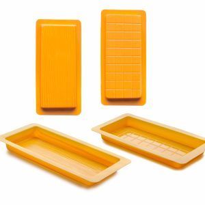 Molde para turrón; tronco y onzas.